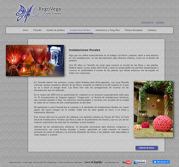 Bego Vega Diseño web en Barcelona